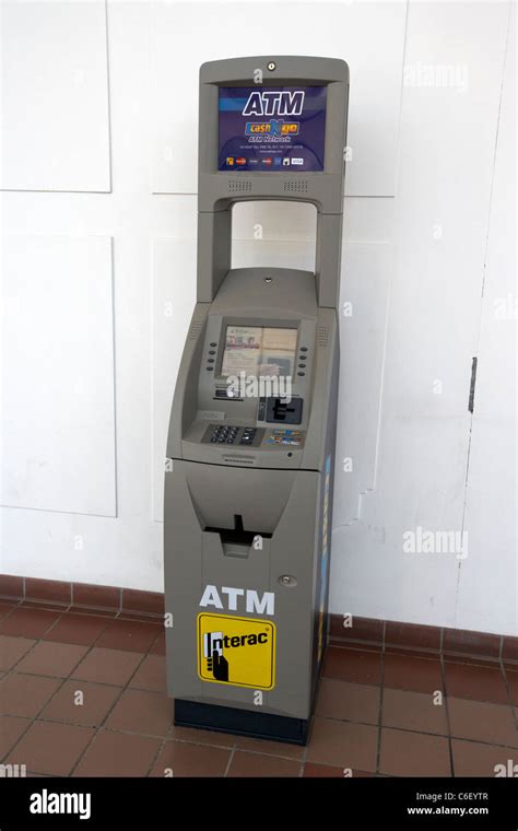 Private Small Atm Abm Cash Dispensing Machine Indoors In Winnipeg