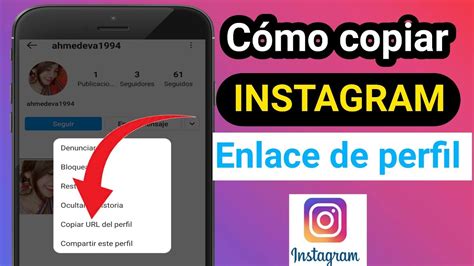 C Mo Copiar Nuestro Enlace De Id De De Perfil De Instagram Como