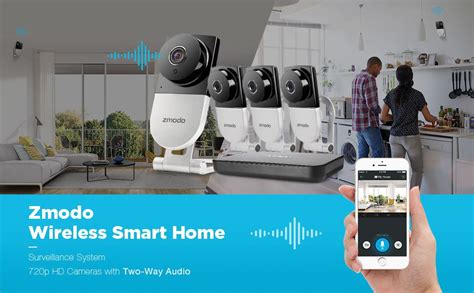 Zmodo 720p Hd Wireless Smart Home Surveillance Camera
