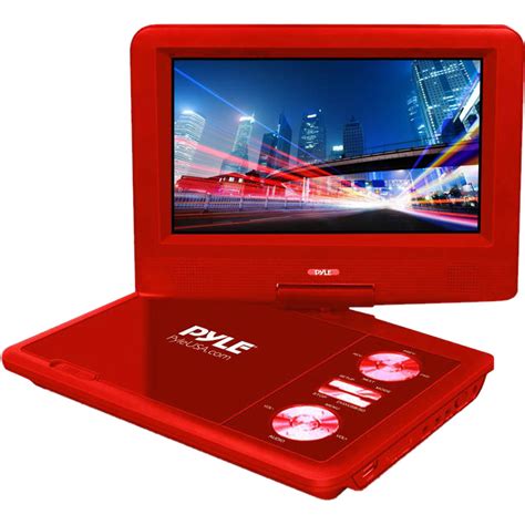 Pyle Home 7 Portable Dvd Player Red Pdv71rd Bandh Photo Video