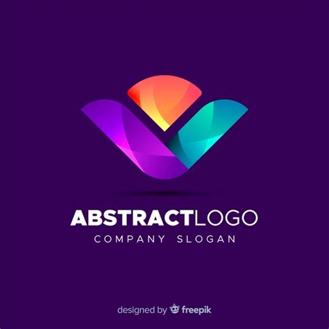 Free Vector Colourful Abstract Logo Template