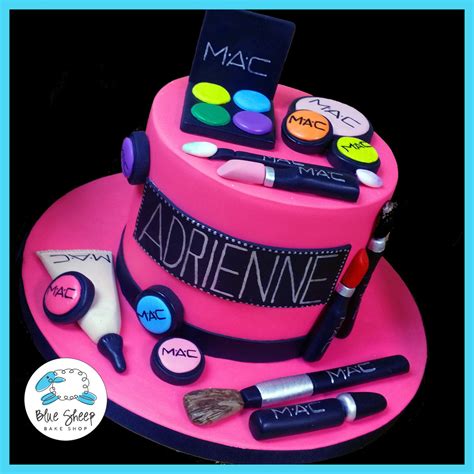 Последние твиты от cake$makeup (@cakes__makeup). Adrienne's MAC Makeup Birthday Cake | Blue Sheep Bake Shop
