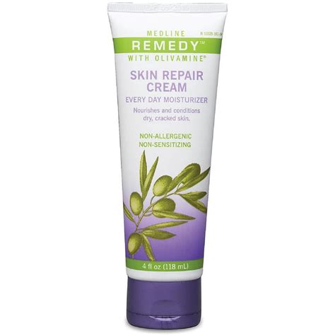 Medline Remedy Skin Repair Cream Every Day Moisturizer 4 Oz Pack Of 2