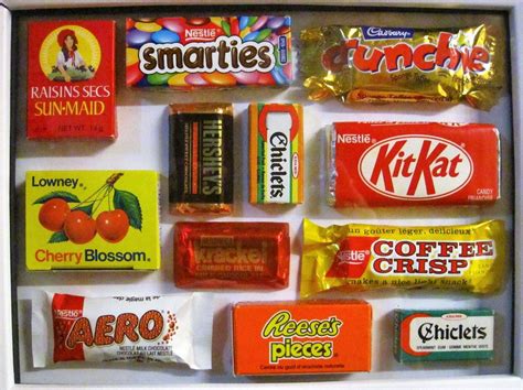 A Few Favorite Vintage Treats Retro Chocolate Bars Canadian