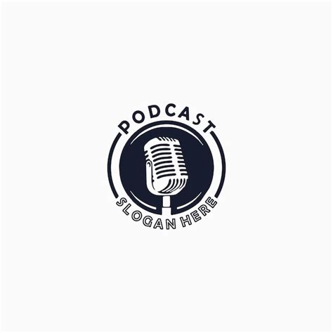 Premium Vector Podcast Logo