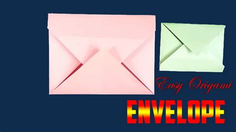 How To Make An Envelope Without Glue Or Tape Hd Super Easy Origami