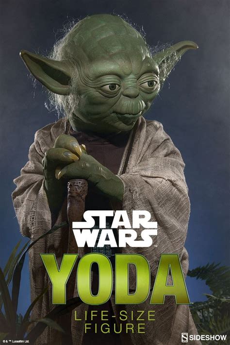 No drama, no lucas hating, just lusting over collectibles. Star Wars - Yoda - Life-Size Sideshow Collectibles Statue ...