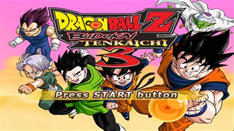 Dragon Ball Z Budokai Tenkaichi 3 Main Menu And Overall View Youtube