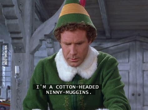 This don't be a cotton headed ninny muggins christmas t shirt features a fun elf quote, candy canes, and holly. I am a cotton-headed ninny-muggins. - 9GAG