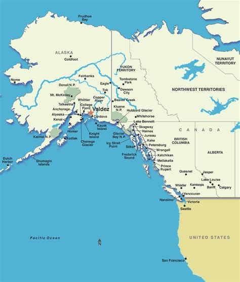 Norwegian Puertos De Cruceros Valdez Alaska
