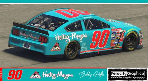 As of the 1991 season, there were 5 television networks broadcasting the 29 winston cup series schedule: 1993-1994 #90 Bobby Hillin Heilig Meyers Ford Winston Cup ...