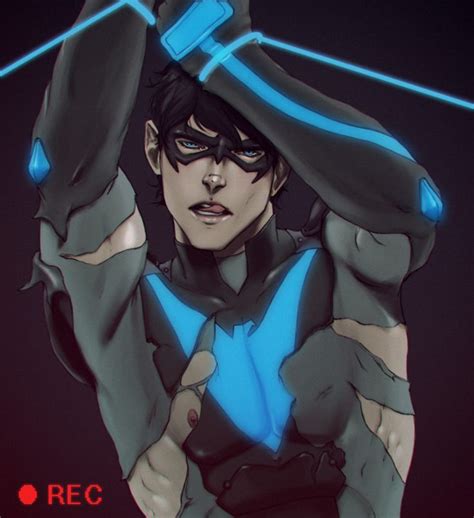 Fan Art Dick Grayson Nightwing Young Justice Comic Art Nightwing Batman Robin Richard