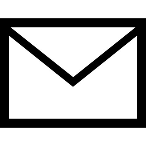 Email Envelope Outline Free Interface Icons