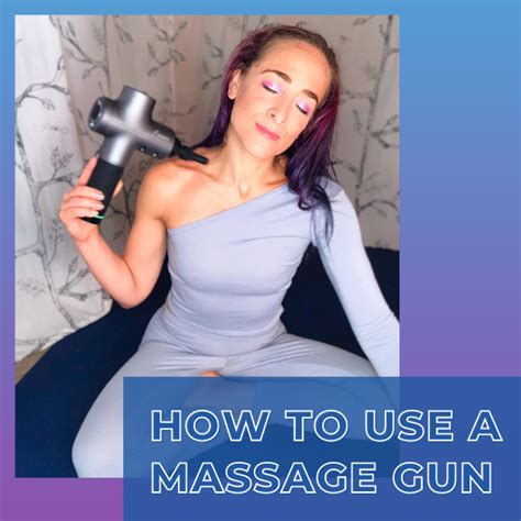 How To Use A Massage Gun — Jessi Fit Pilates