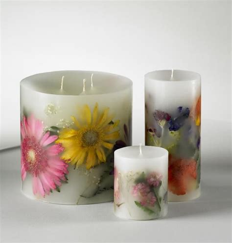Candles With Flowers Inside 50 Candles Creations In