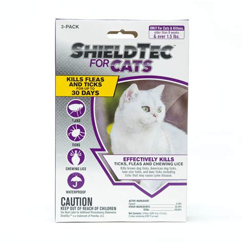 Shieldtec For Cats Flea And Tick Prevention 3 Months Protection