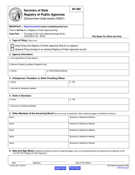 Form Sf 405 Fill Out Sign Online And Download Fillable Pdf