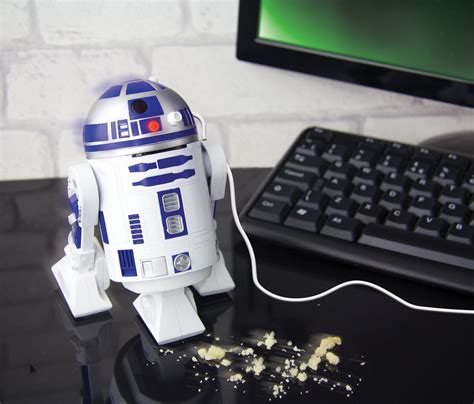 Star Wars R2 D2 Desktop Droid Usb Desk Vacuum Cleaner Hoover Novelty