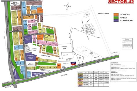 Sector 42 Map Gurgaon Sector 42 Plot Map Sector 42 Gurgaon Plot Map