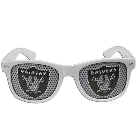 Oakland Raiders White Tailgate Sunglasses For Game Day Raider Game Raiders Sunglasses