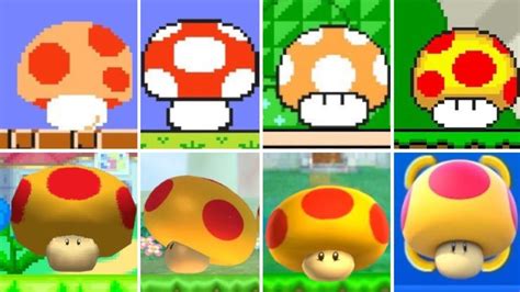 Mega Mushroom In All 2d Super Mario Gamestyles Mpc Game Costv
