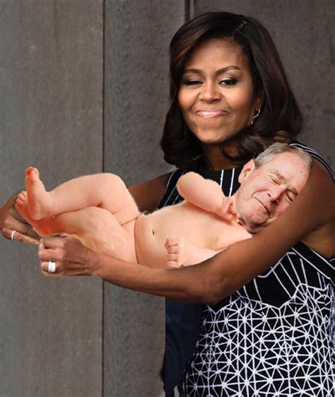 Michelle Obama Gave George W Bush A Bear Hug That Has The Internet