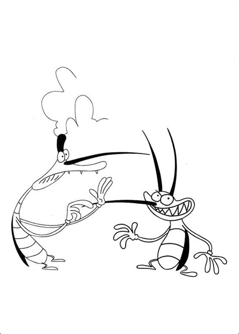 Oggy Coloring Pages 13