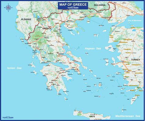 Large Map Of Greece