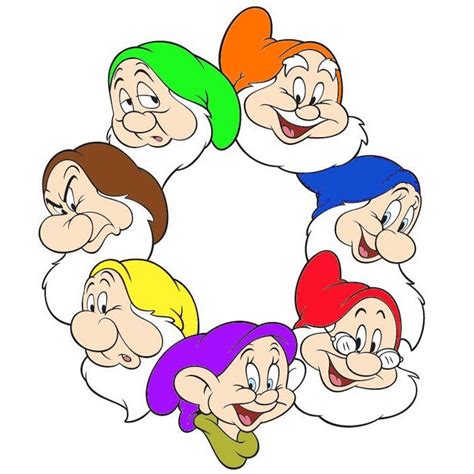 Stocking Cap 7 Dwarf Hats Seven Dwarves Snow White Full Set Great 4