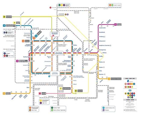 Brussels Train Map Train Map Metro Map Brussel Line Chart