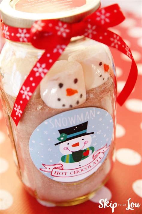 This Snowman Hot Chocolate T Will Make Someone On Your List Smile Easy To Make And Put