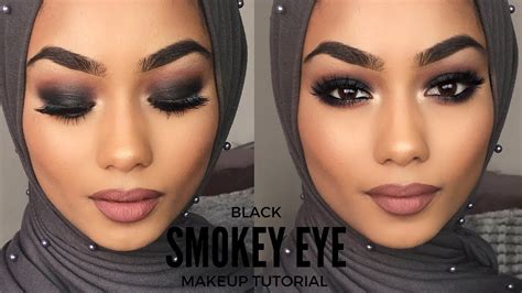 Black Smokey Eye Makeup Tutorial Youtube