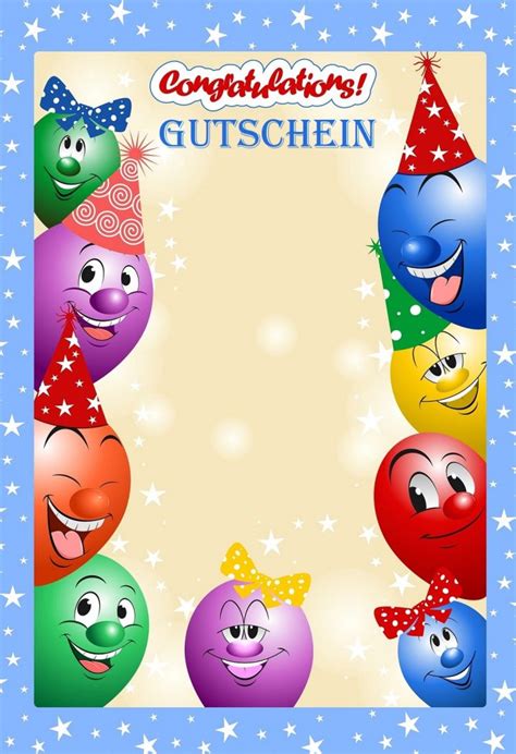 Gutscheinvorlagen Kostenlos Ausdrucken - kinderbilder.download
