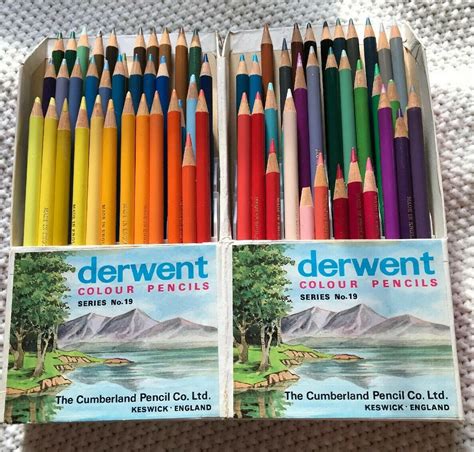 Derwent Colored Pencils Water Color Pencils Pastel Pencils Wooden Gift Boxes Wooden Gifts