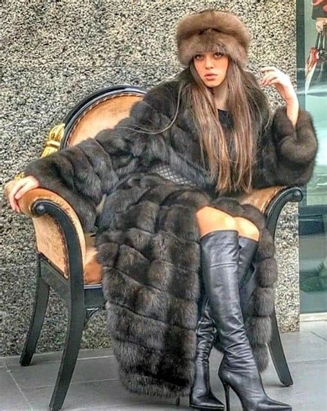 pin by d r on thigh boots in 2020 fur coats women fur fashion sable coat