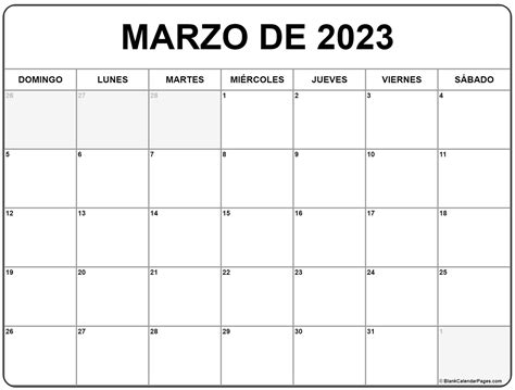 Calendarios Marzo De 2023 Para Imprimir Michel Zbinden Es Reverasite