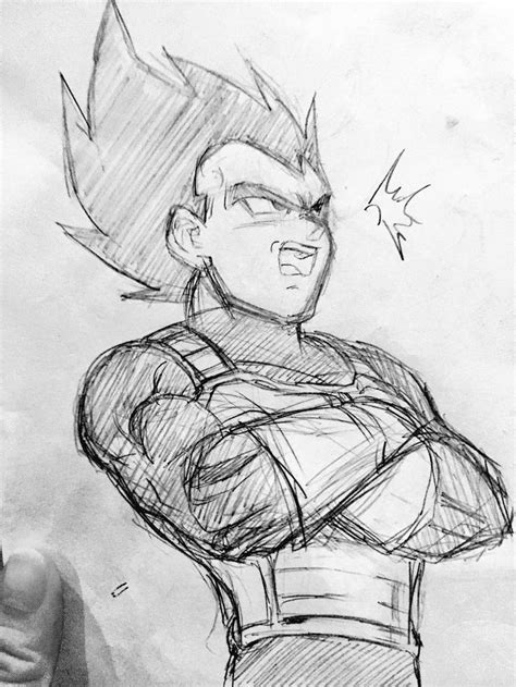 You can edit any of drawings via our online image editor before downloading. Vegeta sketch. - Visit now for 3D Dragon Ball Z ...