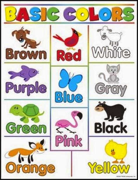 Los Colores En Ingles Y Español Para Niños Material Para Maestros