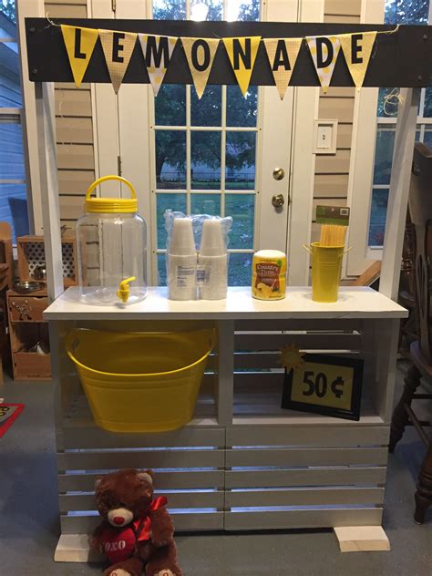 Lemonade Stand Made From 4 Crates And Scrap Wood 🍋🍋🍋 Diy Lemonade