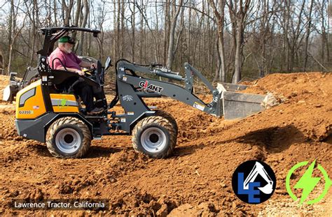 G2200e Series Electric Articulating Wheel Loader Giant Loaders