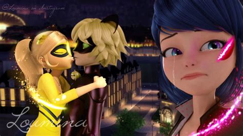 Chloé And Chat Noir Kissing Edit By Loumina Miraculous