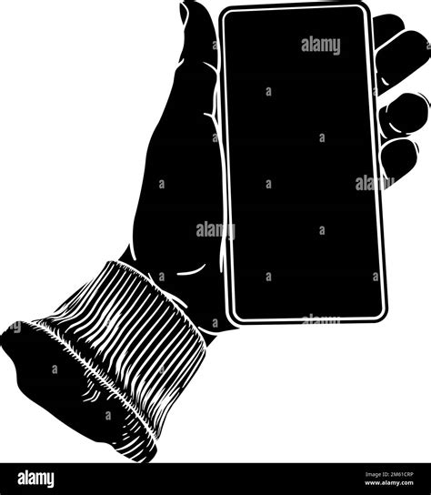 Hand Phone Stock Vector Images Alamy