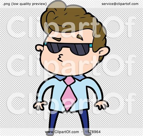 Cartoon Cool Guy By Lineartestpilot 1578964