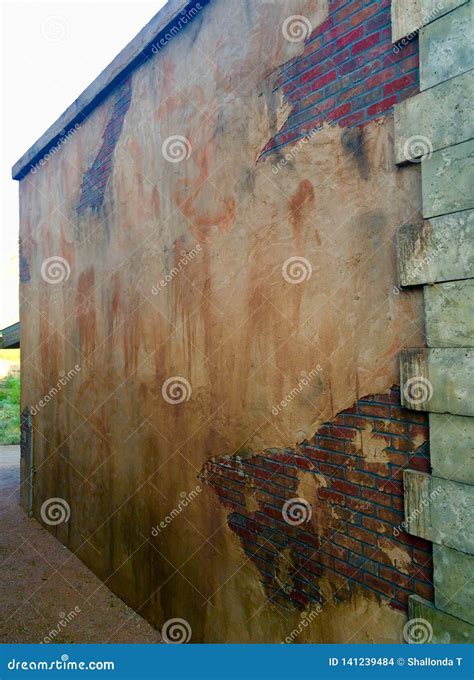 Rusty Brick Wall Stock Photo Image Of Brick Undone 141239484