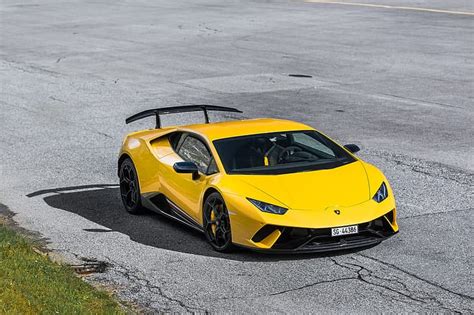 Lamborghini Amarillo Performante Huracán Fondo De Pantalla Hd