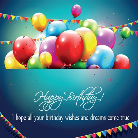 Free Greeting Cards Happy Birthday Balloons With Quotes Elsoar