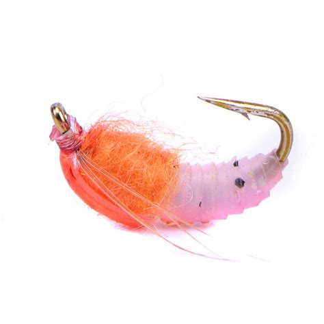 6Pc Box Realistic Nymph Scud Fly For Trout Fishing Artificial Bait