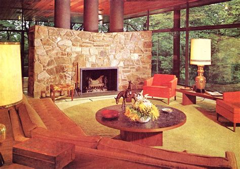 Frank lloyd wright , the father of the prairie style, said that in modern u.s. Mid-century Modern living room | I think these two rooms ...