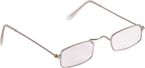 Grandma Granny Reading Eyeglasses Silver One Size Wearable Costume Accessory For Halloween