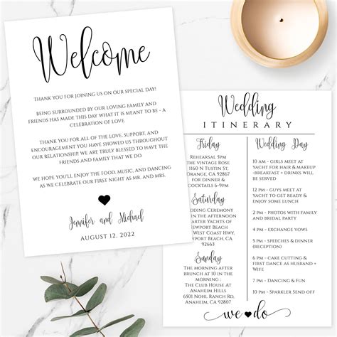 Wedding Itinerary Template Download Printable Wedding Itinerary Fully